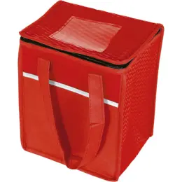 Red 9 Can Wave Design Cooler